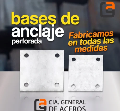 bases anclajes o flanches